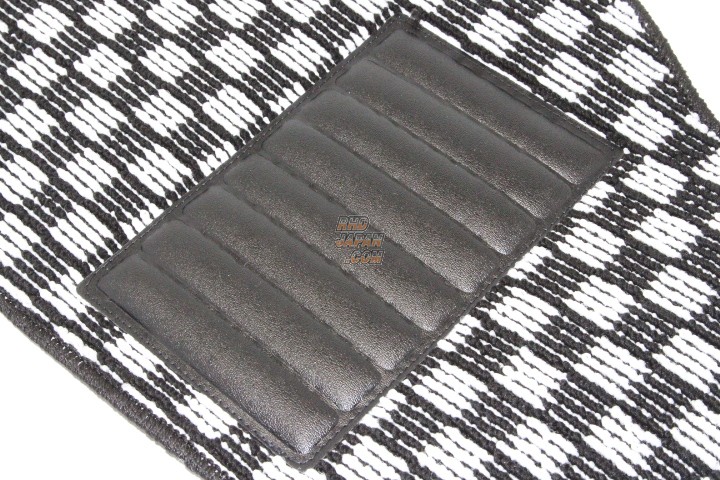 Fujita Engineering FEED Power Floor Mat Set Black/Silver Check - FD3S