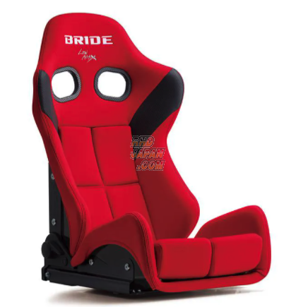 BRIDE Gias III Low Max Reclining Bucket Seat - Red Silver