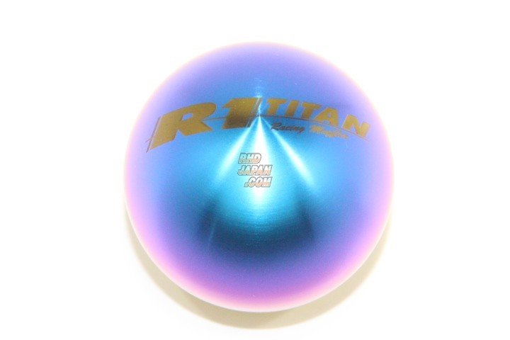 R1 Titan Titanium Shift Knob Non-Coating - M10x1.25 Nissan Subaru Mazda Mitsubishi
