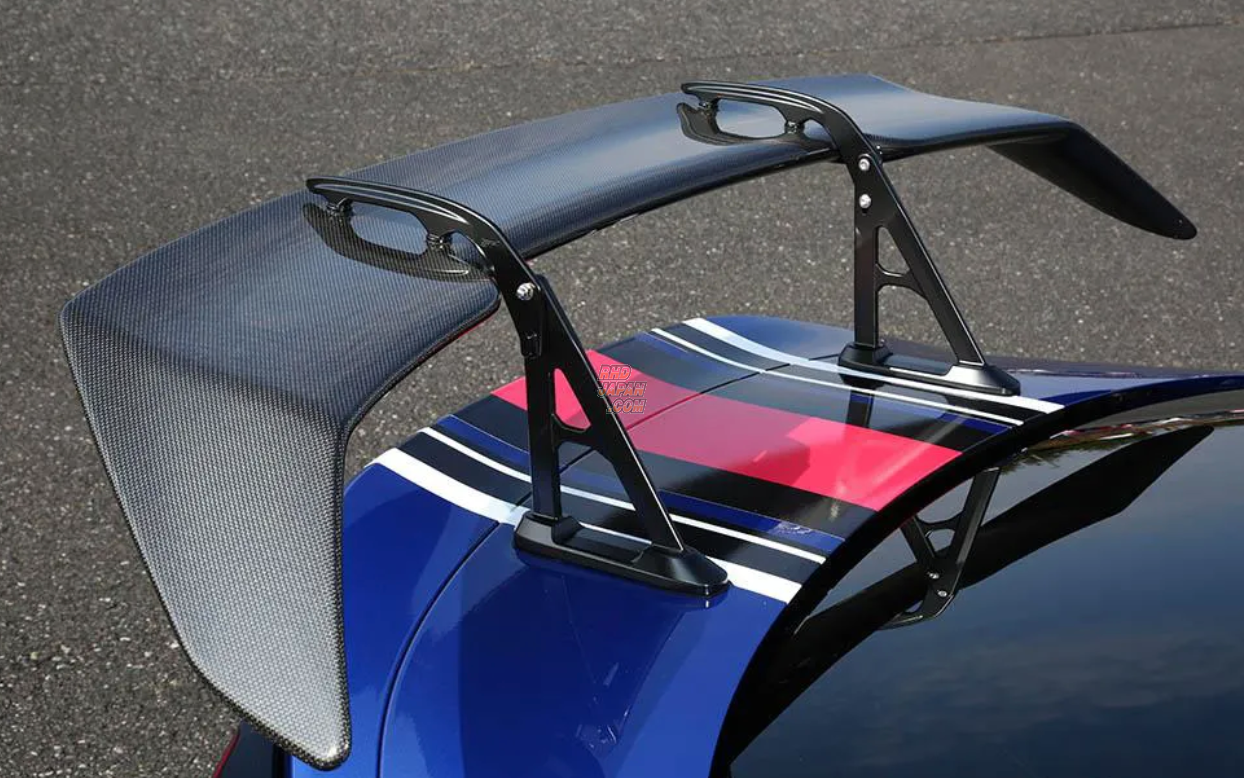 本格派ま！ Fiber Carbon Dry Wing Spoiler Rear STI - RHDJapan - ZD8 BRZ パーツ