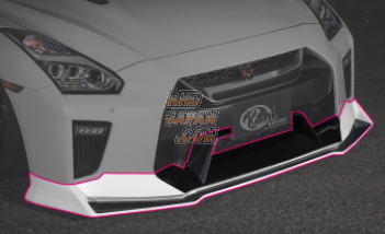 Kuhl Racing KUHL Ver2 35R-SS Front Diffuser FRP Unpainted - GT-R R35 MY17+
