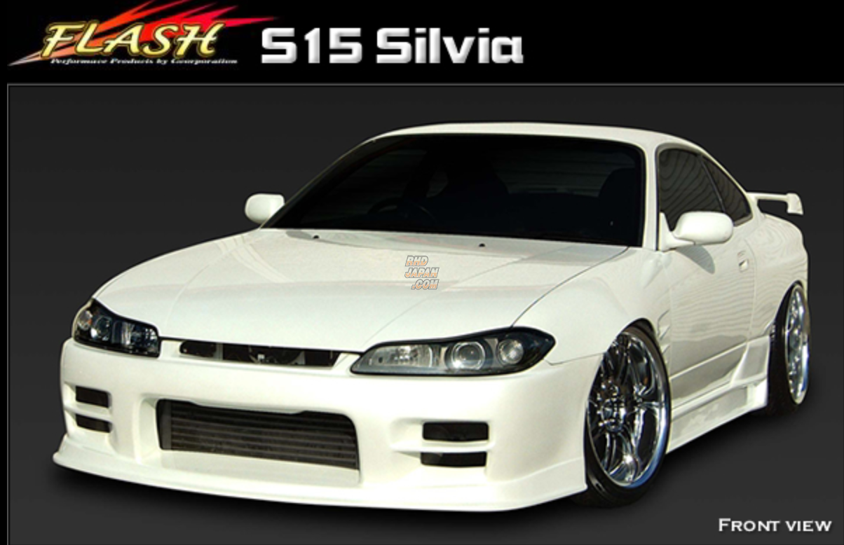 G-Corporation Flash Front Bumper Type 1 - Silvia S15