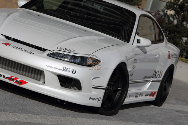 Car Make T&E Vertex Edge Bonnet without Slit Carbon Fiber with Washer Nozzle Holes - Silvia S15