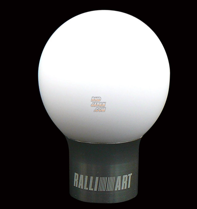 Sigma Speed Ralliart Shift Knob White Duracon 5 Speed Map M10x1
