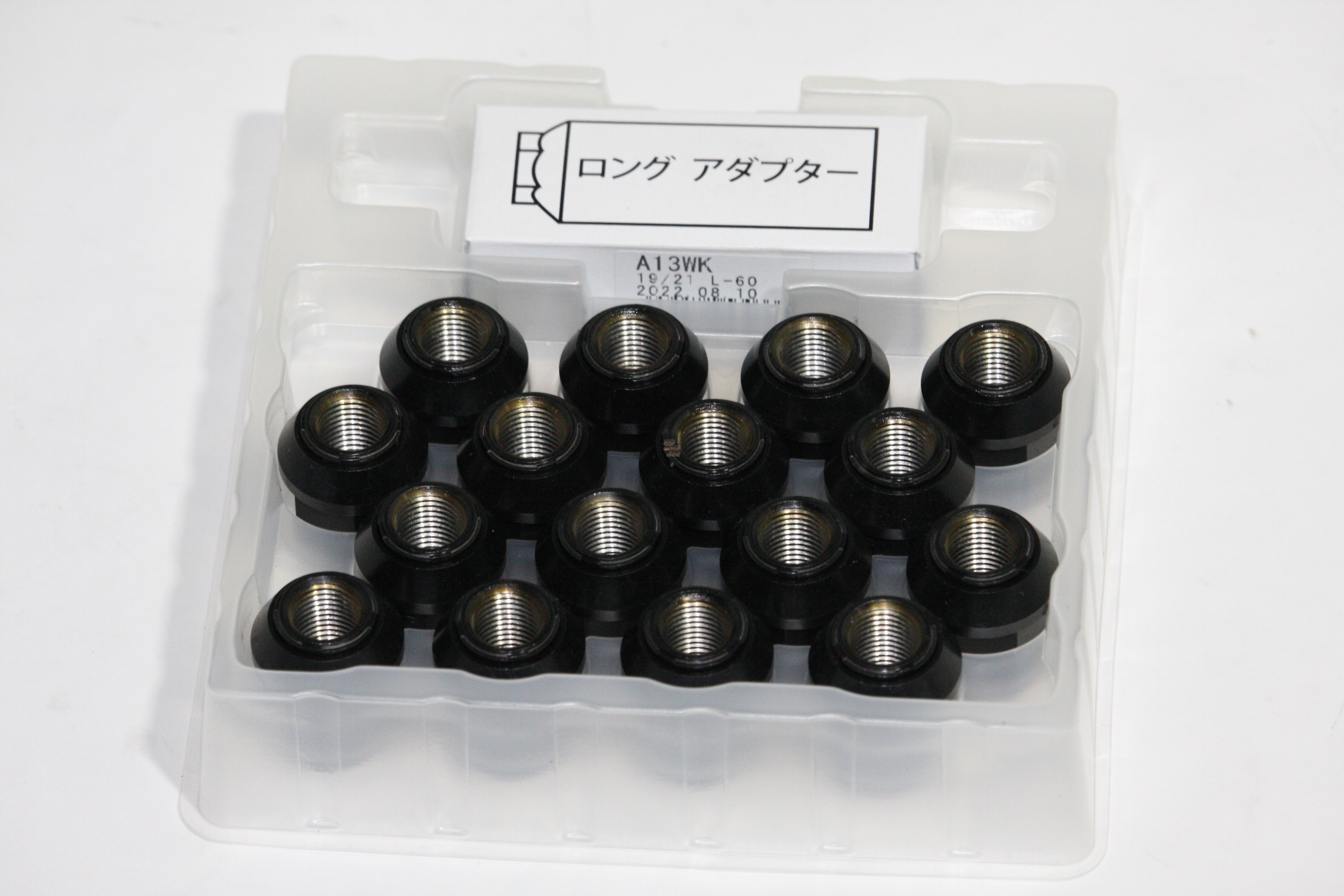 RS Watanabe Lug Nut Set Stainless Black - M12xP1.25 - RHDJapan