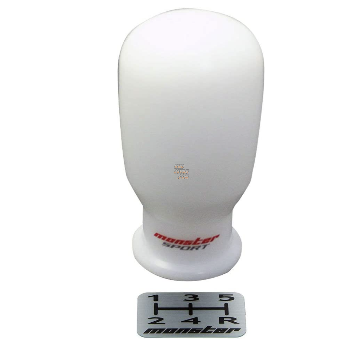 Monster Sport Shift Knob B-Type White - 5-Speed M12x1.25