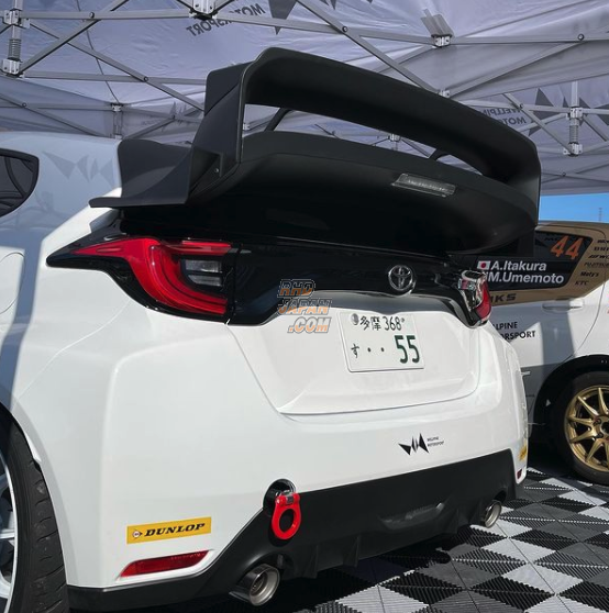 Wellpine Motorsport WRC Rear Wing Spoiler Wet Carbon Fiber Gloss Clear Coat - GR Yaris GXPA16 MXPA12