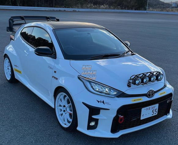Wellpine Motorsport WRC Rear Wing Spoiler Wet Carbon Fiber Gloss Clear Coat - GR Yaris GXPA16 MXPA12