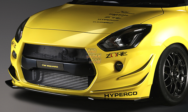TM Square Front Bumper Spoiler - Swift Sport ZC33S