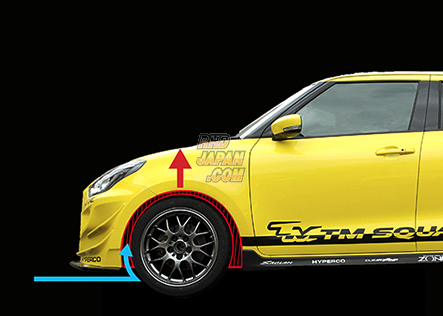 TM Square Front Bumper Spoiler - Swift Sport ZC33S