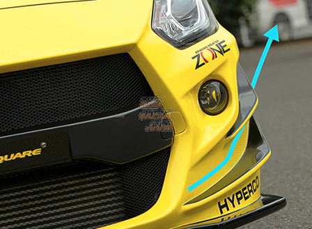 TM Square Front Bumper Spoiler - Swift Sport ZC33S