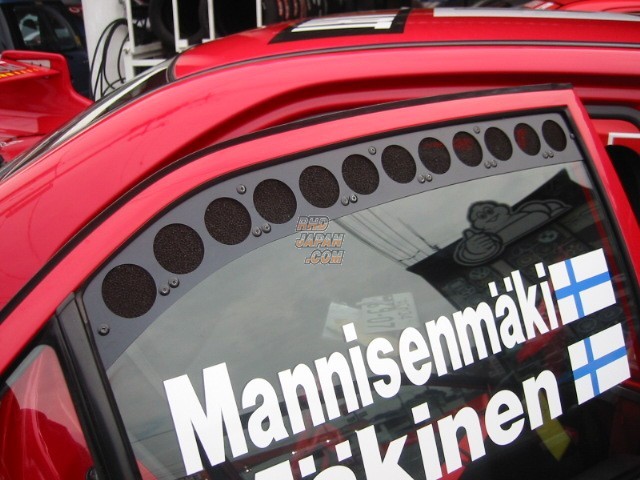 L'aunsport WRC Custom Rear Window Duct Set - Lancer Evolution IV / V CN9A VI CP9A