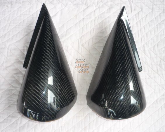 L'aunsport GR-A Carbon Aero Mirror Set - Lancer Evolution IV / V CN9A VI CP9A