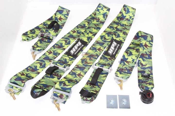 HPI 6-Point Competition Gear Racing Harness Seat Belt - Fluorescent Pink
