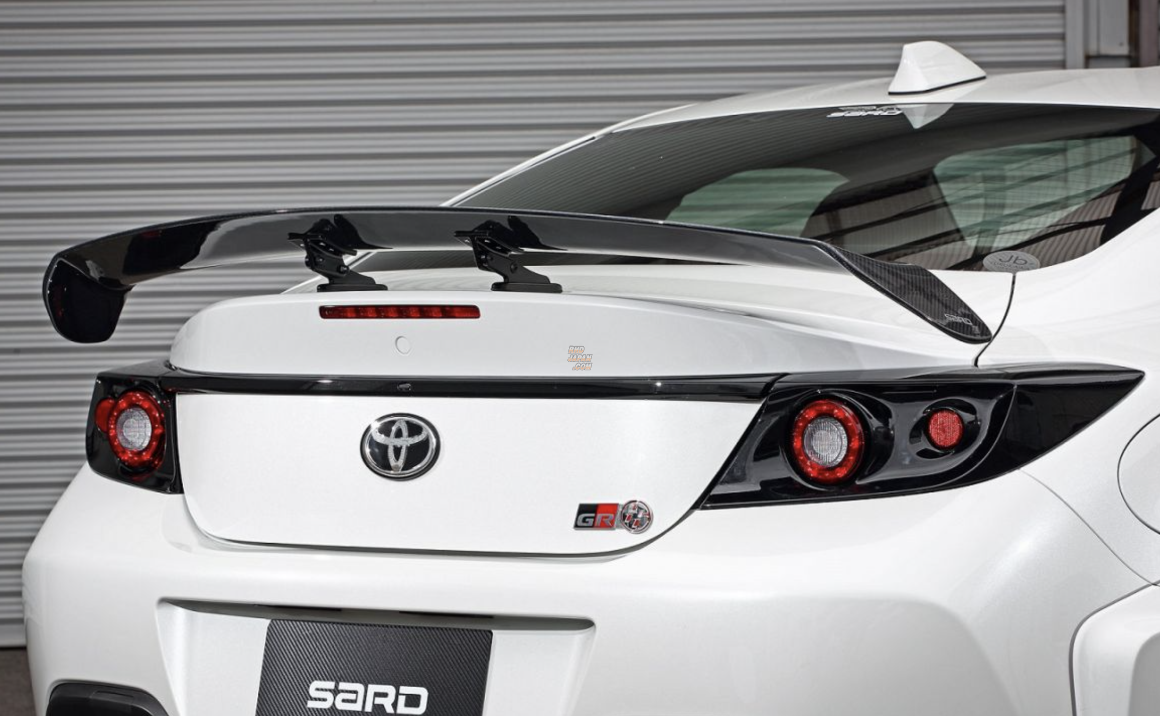 Sard LSR Carbon Wing Twill Weave Urethane Coating Low Mount Stay - BRZ ZD8  GR86 ZN8 - RHDJapan