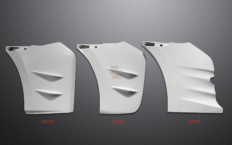 Top Secret GT Front Wide Fender Set for TS M17 Front Bumper GT17T - GT-R R35