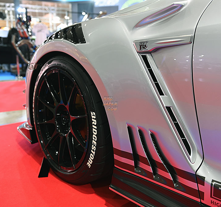 Top Secret GT Front Wide Fender Set for MY17 OEM / TS M17 Version S Front Bumper GT17S - GT-R R35