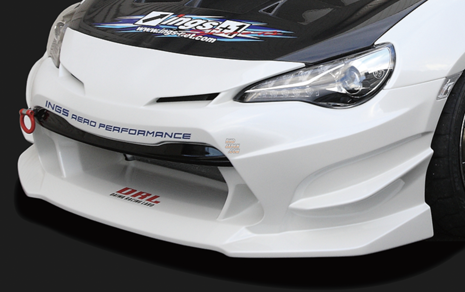 Taka　ings nspec r Zn6 ings N-SPEC R Front Bumper FRP+Carbon - BRZ ZC6 86 ZN6 Kouki