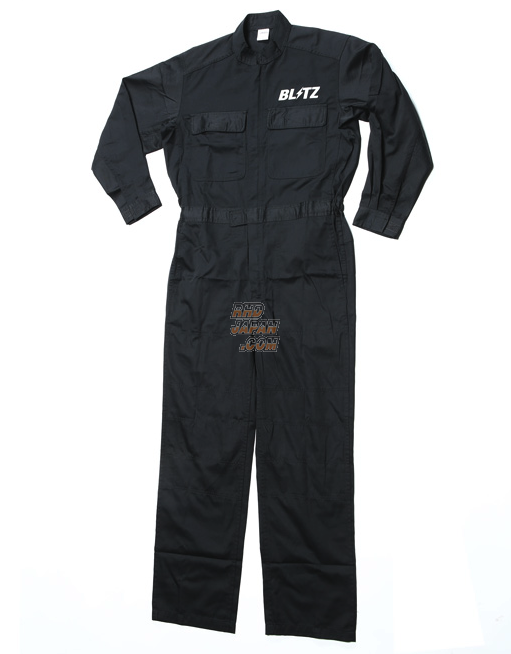 Blitz Wear Mechanic Suit All Black Medium