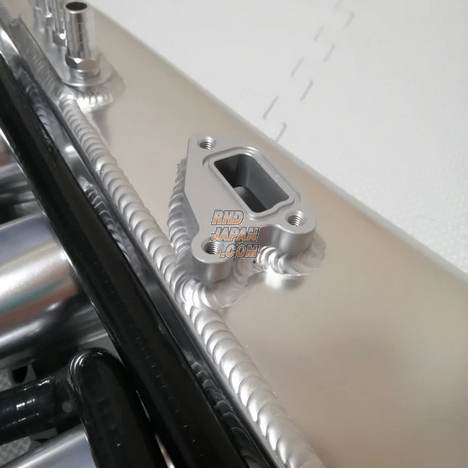 Nagahori Racing High Capacity Aluminium Surge Tank Kit 90mm Throttle Body Silver - RB25DET