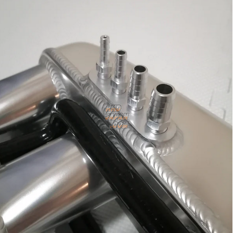 Nagahori Racing High Capacity Aluminium Surge Tank Kit 90mm Throttle Body Silver - RB25DET