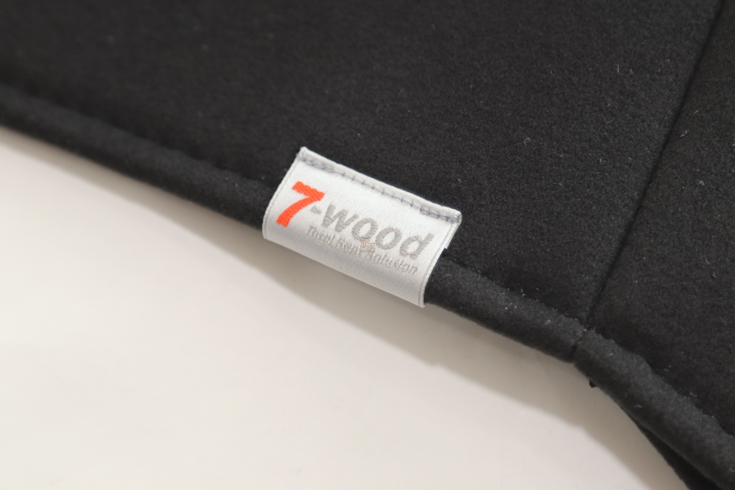 7-Wood Recaro Seat Shoulder Cover - SR-7 SR-7F Black X Red Double Stitch Right