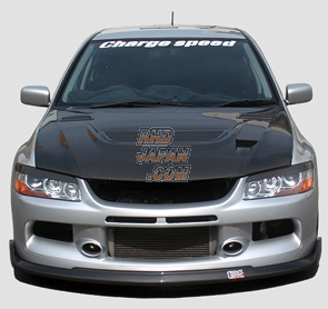 Charge Speed Bottomline Front Lip Spoiler FRP - Lancer Evolution IX CT9A Evolution Wagon CT9W