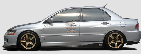Charge Speed Bottomline Front Lip Spoiler FRP - Lancer Evolution IX CT9A Evolution Wagon CT9W