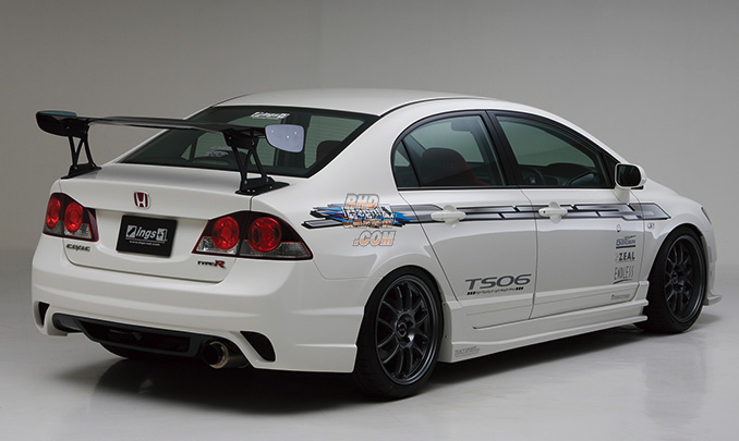 ings N SPEC Rear Bumper Hybrid FRP Civic FD2 Type R