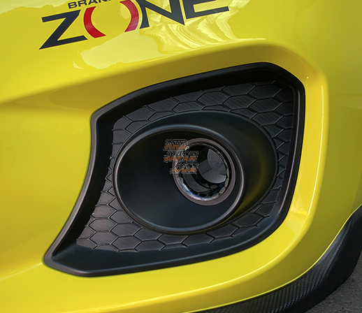 TM Square Fog Lamp Replace Air Funnel Kit Carbon Funnel X Black Stay - Swift Sport ZC31S ZC32S ZC33S