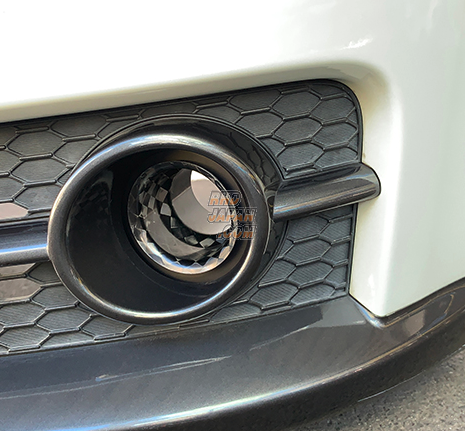 TM Square Fog Lamp Replace Air Funnel Kit Carbon Funnel X Black Stay - Swift Sport ZC31S ZC32S ZC33S