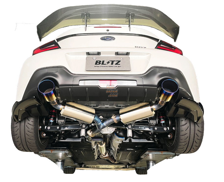 Blitz Nur-Spec F-Ti Titanium Muffler Exhaust System - BRZ ZD8 GR86 