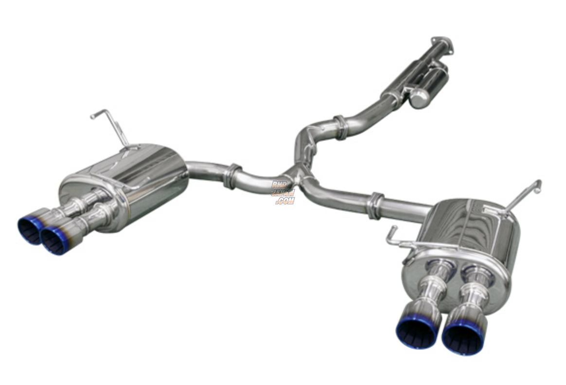 HKS Super Turbo Muffler Exhaust System Ti-1 Titan Tail - Impreza WRX STI GVB
