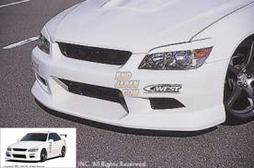 C-West N1 Front Bumper Painted Color Code 040 PFRP - Altezza
