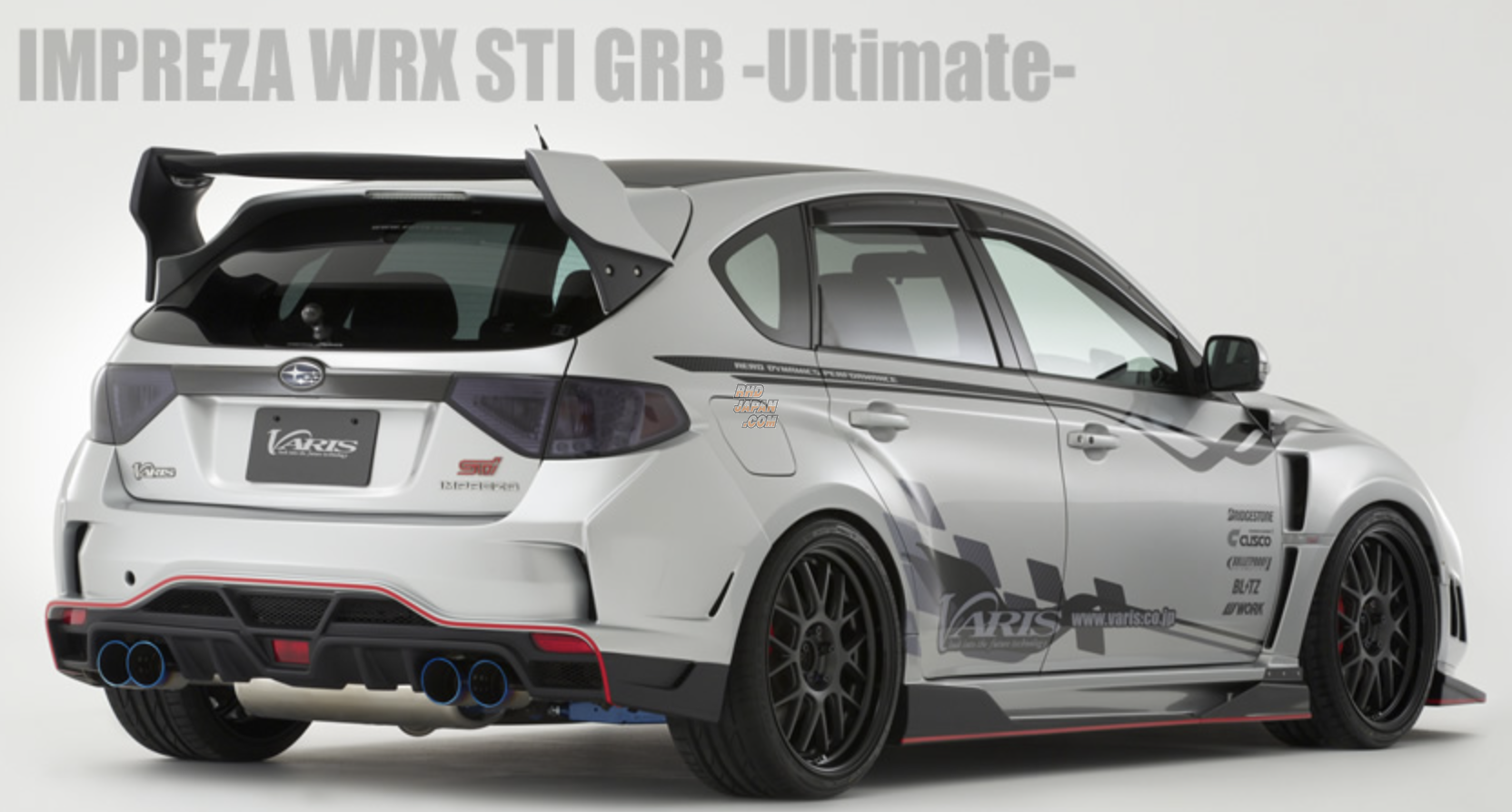 Varis Ultimate Front Fender & Extension Cover Set - Impreza WRX STI GRB GVB