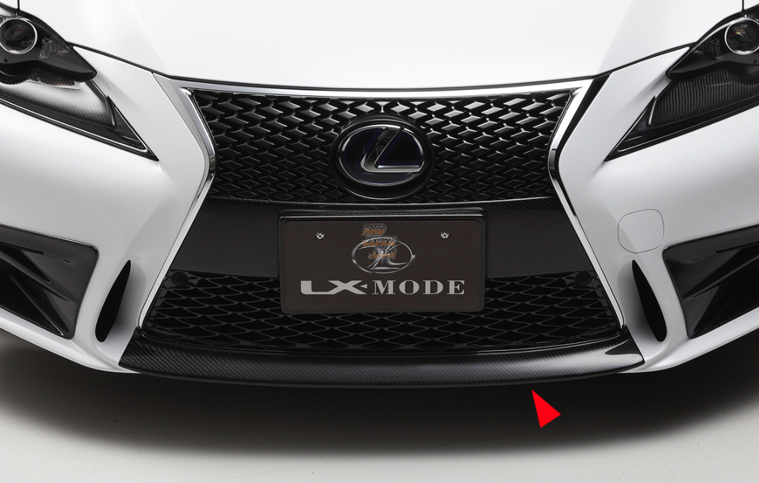 LX-Mode LX Colored Front Under Garnish Black - Lexus IS