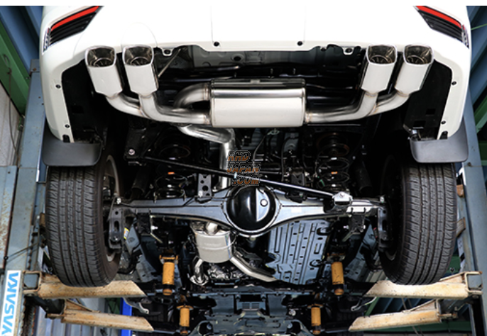Ganador Vertex Sports Muffler with Center Pipe ( Polished