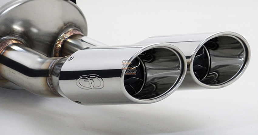 Ganador Vertex 4WD/SUV Muffler Exhaust System Dual Oval Polished Tail Left  Side - Land Cruiser VJA300W GR Sport & Grades: VX / AX / GX / ZX - RHDJapan