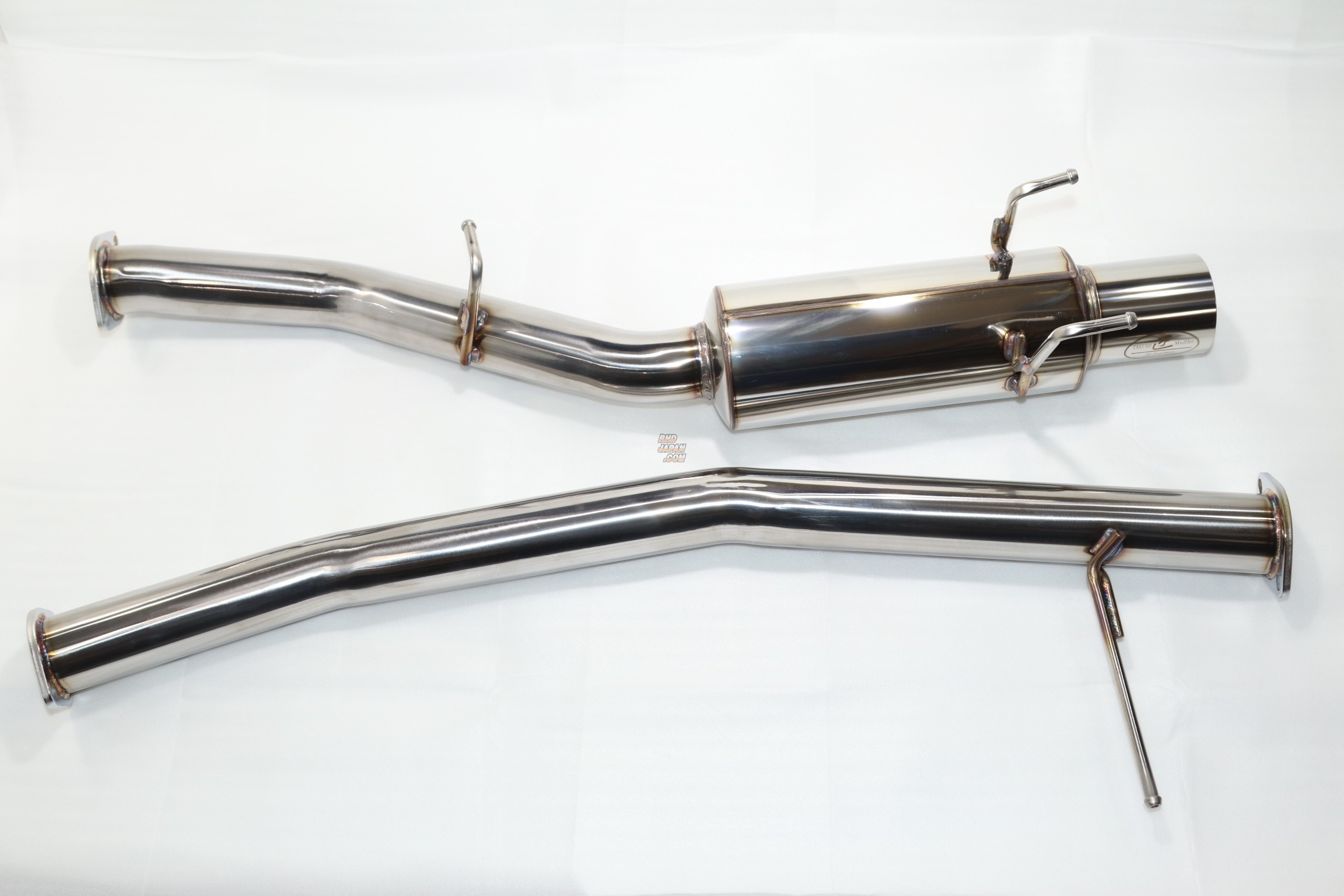 Reinhard #1 Cannonball Muffler Exhaust System All Stainless for Circuit Type - Lancer Evolution IV CN9A V VI CP9A