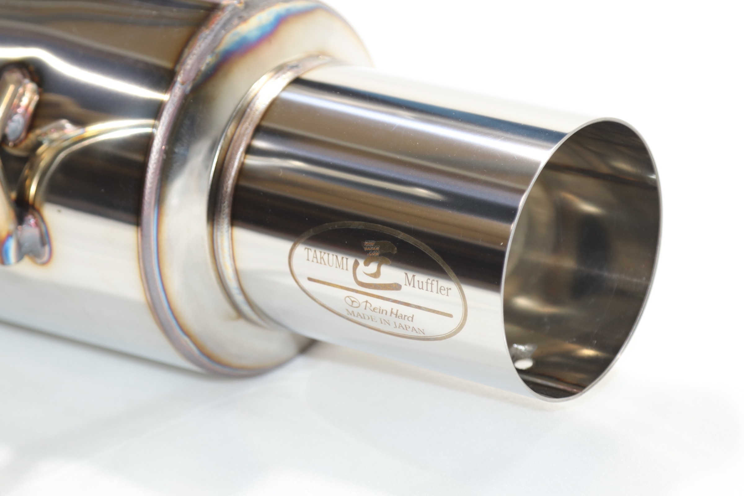 Reinhard #1 Cannonball Muffler Exhaust System All Stainless for Circuit Type - Lancer Evolution IV CN9A V VI CP9A