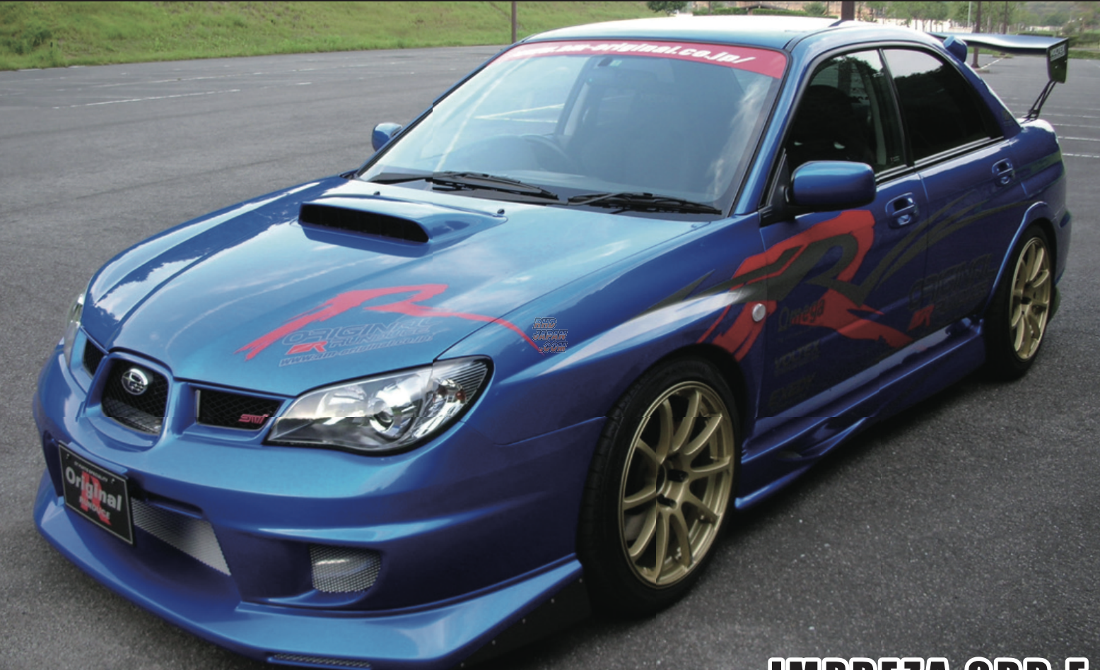 VOLTEX GT Wing Type 2V 1400X225mm Wet Carbon Type-C End Plate Standard Trunk Base - Impreza WRX STI GDB