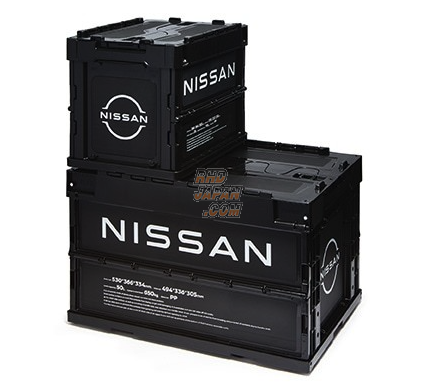 Nismo Nissan Folding Container Box - Black 20L - RHDJapan