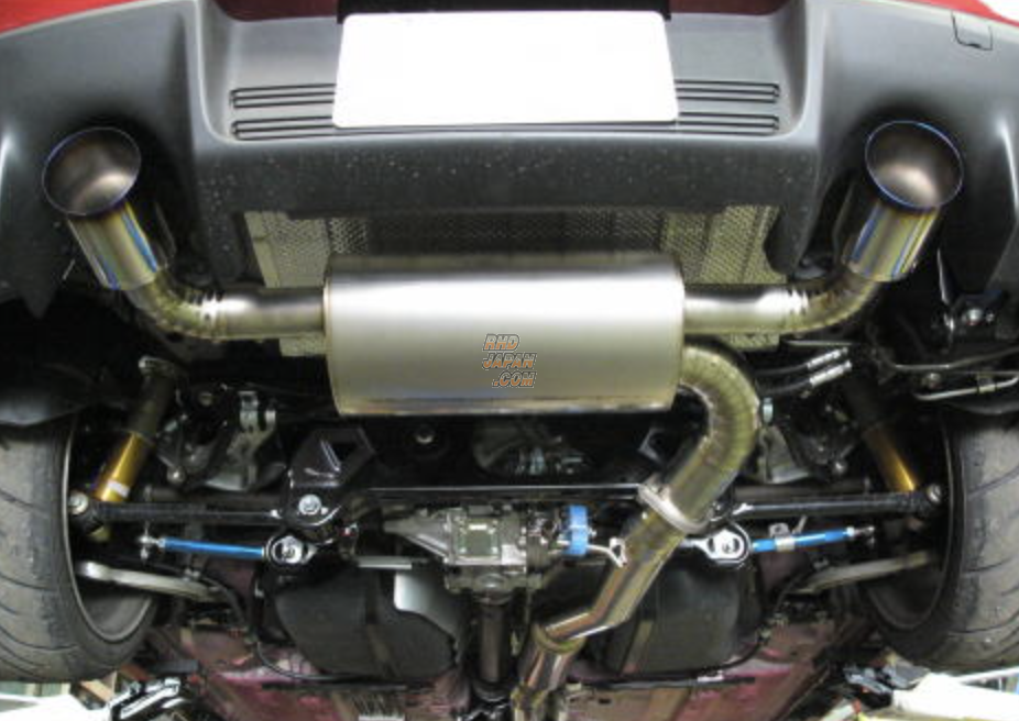 Unlimited Works Full Titanium Muffler Exhaust 80mm Main