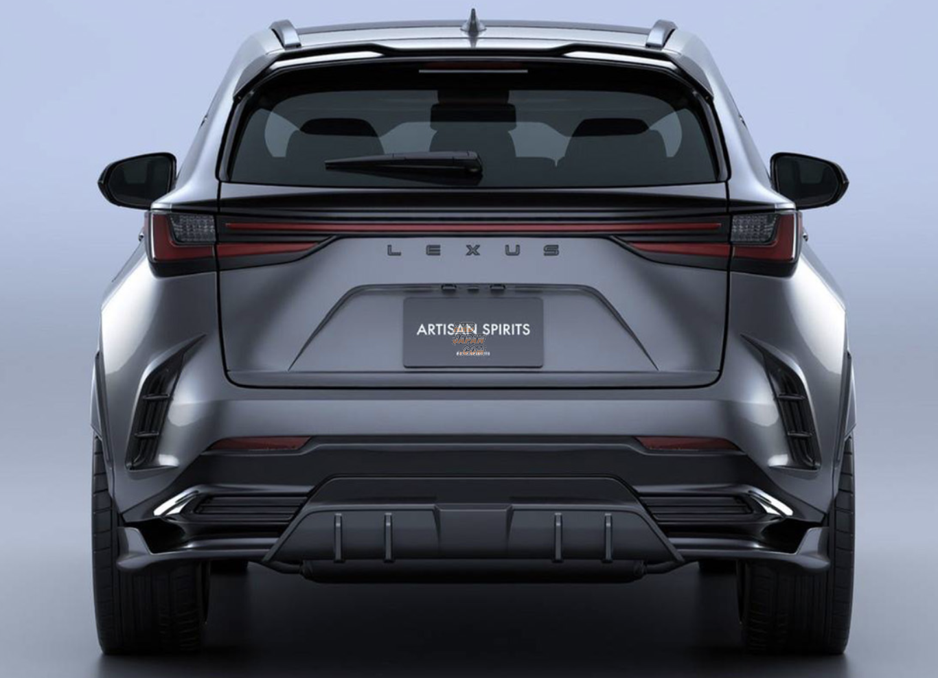 Artisan Spirits Sports Line Black Label Rear Under Spoiler FRP - Lexus NX Standard Bumper