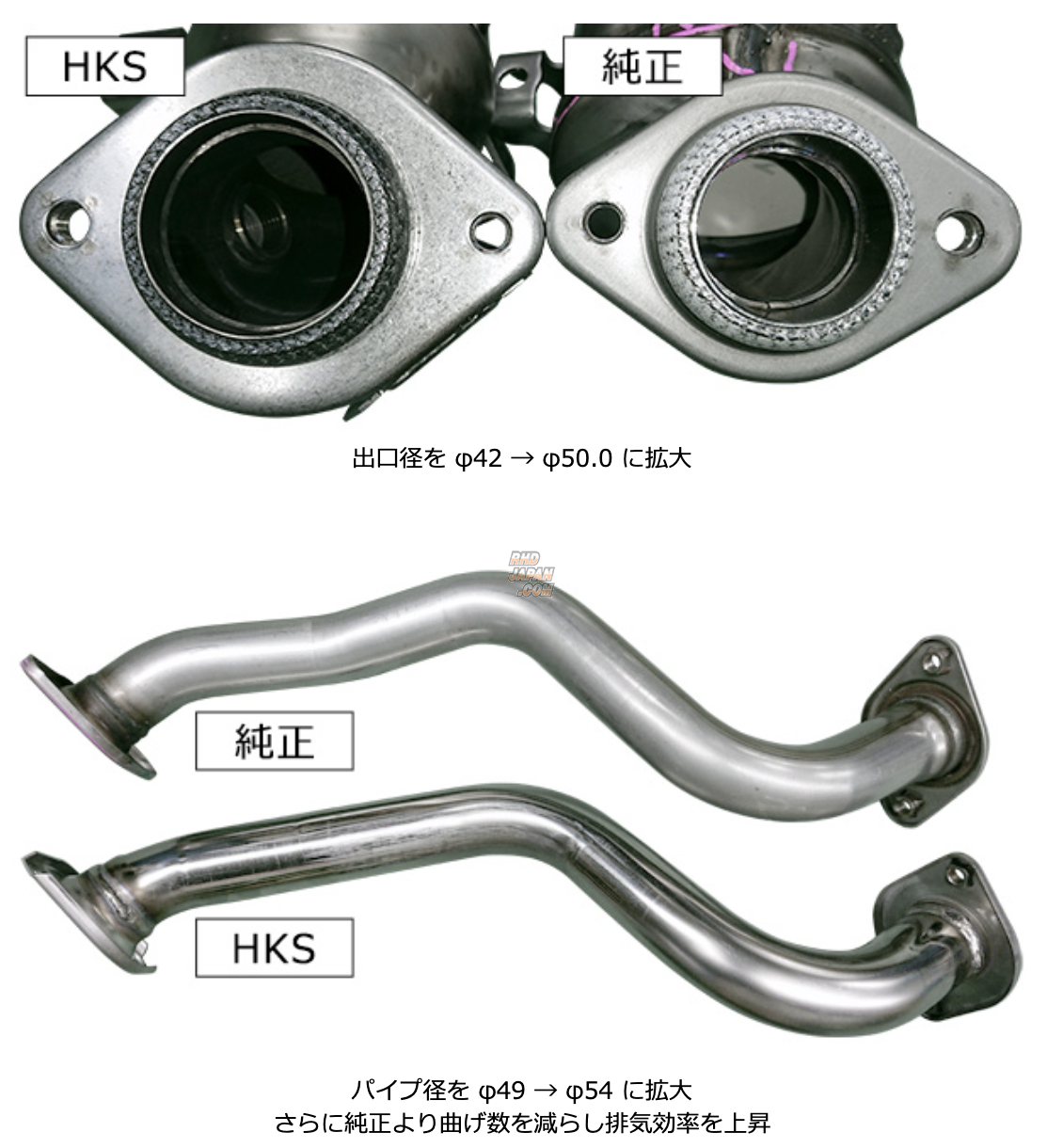 HKS Metal Catalyzer Sports Catalytic Convertor - Swift Sport ZC33S