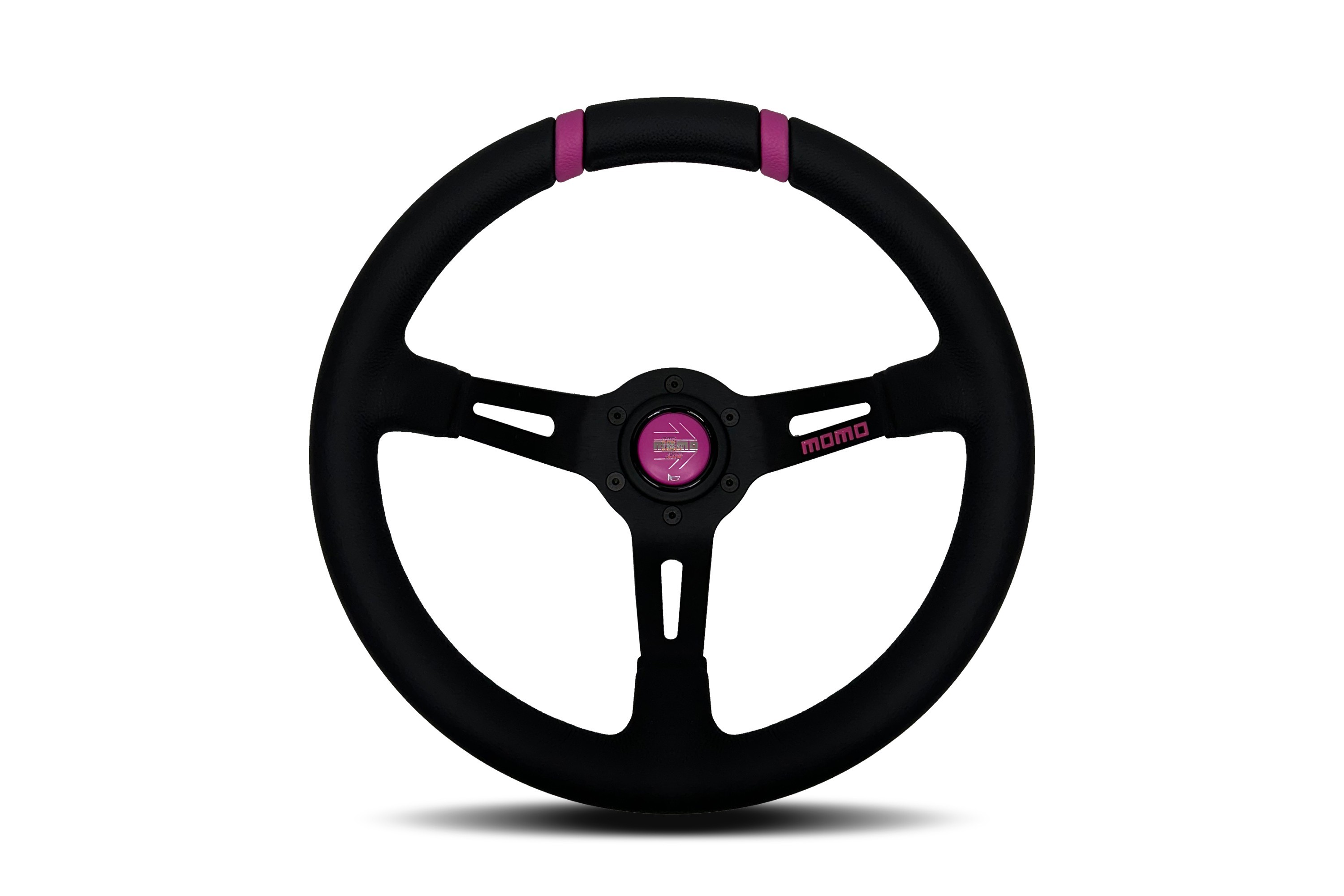 MOMO Drift Pink Ribbon Steering Wheel 350mm - RHDJapan