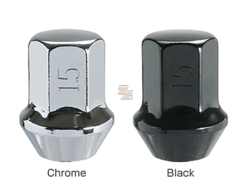 Kyo-Ei Lug Nut Set 17HEX Closed Type 1pc - Chrome M12xP1.5