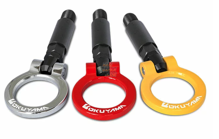 Okuyama Carbing Flip-up Front Towing Hook Yellow - GR Corolla GZEA14H