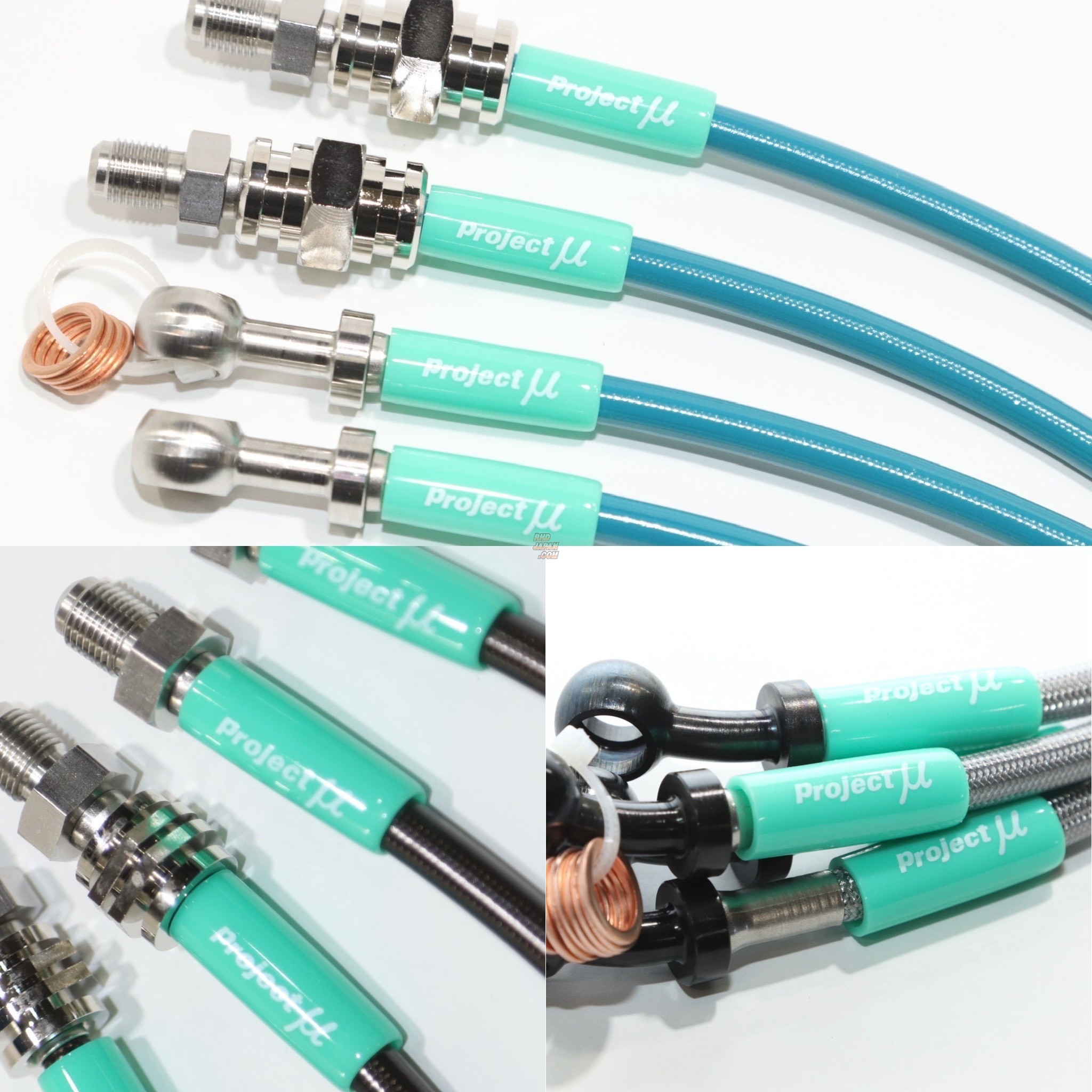 テフロンブレーキライン Steel fitting Green マツダ ロードスター NB6C・NB8C [BLZ-007AG] テフロンブレーキライン Steel fitting Green BMW 3シリーズ E92 BX20