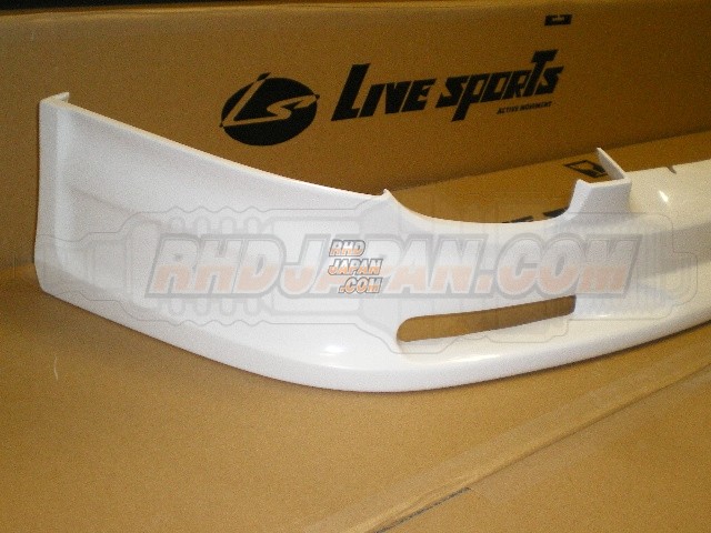 LIVE SPORTS Front Lip Spoiler Type B White Primer Gel Coat - EP91 Zenki